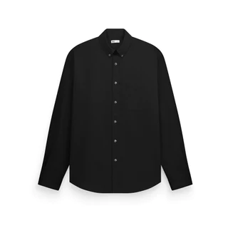 AIIZ (เอ ทู แซด) - AIIZ เสื้อเชิ้ตผู้ชายแขนยาวผ้าอ๊อกฟอร์ดสีพื้น AIIZ Men's Oxford Long Sleeve Shirt