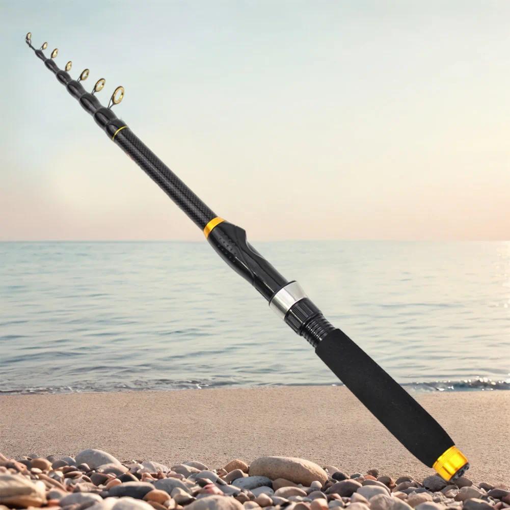 Carbon Fiber Travel Fishing Pole Telescopic Carp Fishing Rod Fishing Accessories for Carp Fishing