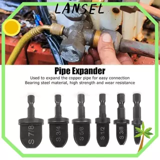 LANSEL1 5/6 ชิ้นท่อทองแดง Expander, เหล็กหกเหลี่ยมจับท่อรู Flare Extender, Take-over เครื่องมือคู่มือ HVAC ซ่อมชุด Swage เครื่องมือ