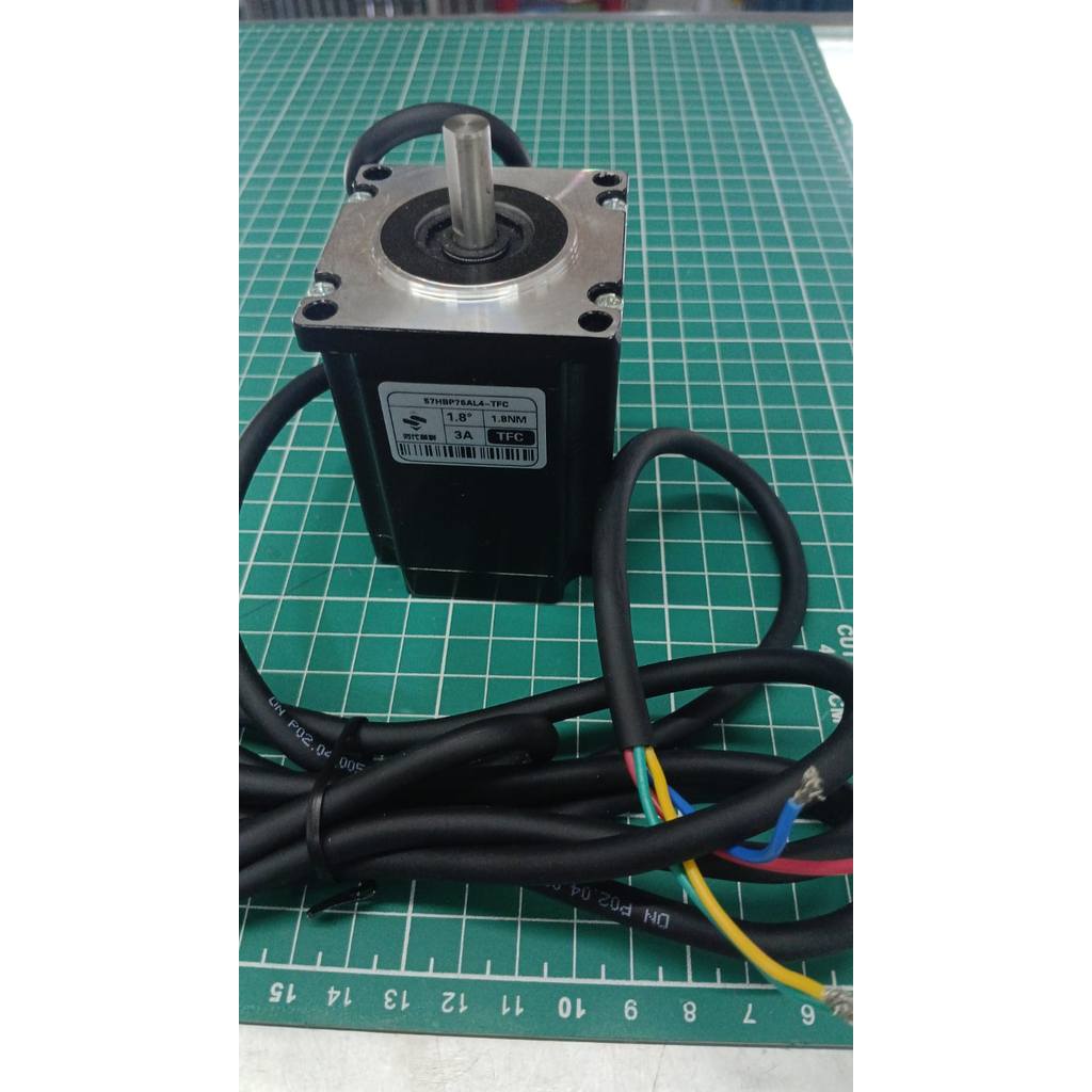 Nema22 57 Stepper 57Hs13/57BYGH76 3A 1.3Nm เพลาแรงบิด 6.35/8 มม.[elca]