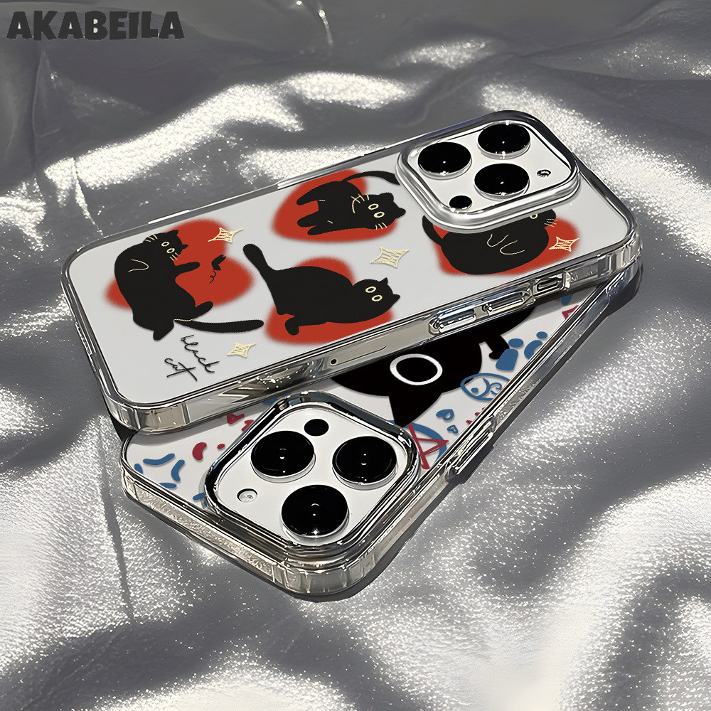 แมวน่ารัก เคสTPUใสSamsung A37 A57 A07 A17 A56 A36 A55 A54 A06 A16 A15 A50 A73 S24 S25 S26 Ultra