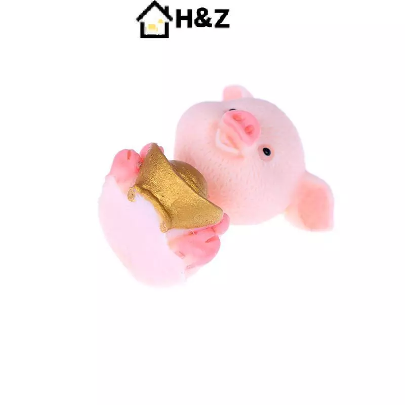 H&Z Fortune Pig Miniature Figurine thumbnail 4