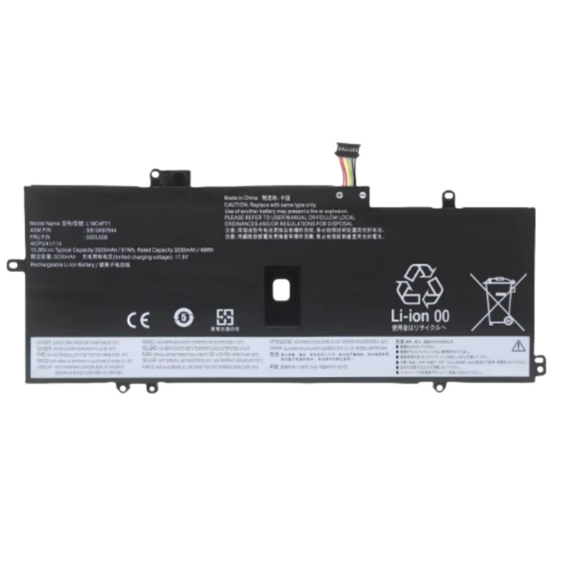 For Lenovo L18M4P72 L18C4P71 L18L4P71 X1 Yoga gen 4 notebook battery