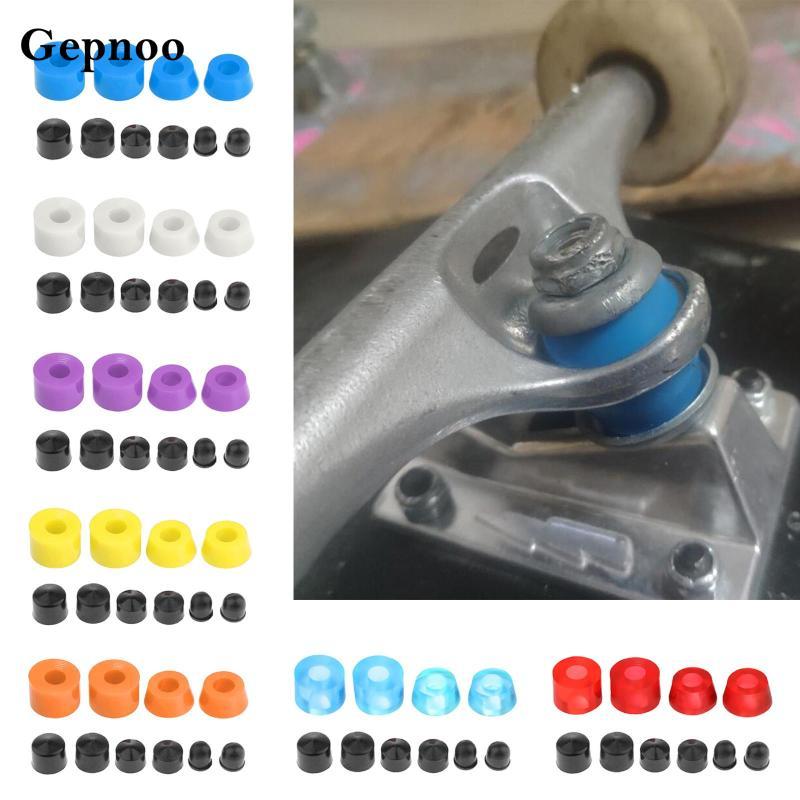 Gepnoo 10 ชิ้นสเก็ตบอร์ด Bushings Longboard Truck Bushings สเก็ตบอร์ด WAPE ถ้วยเครื่องซักผ้าสําหรับร