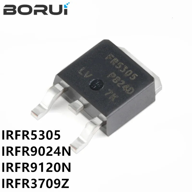 10pcs IRFR5305 TO-252 FR5305 IRFR9024N IRFR9024 FR9024N IRFR9120N IRFR9120 FR9120N IRFR3709Z IRFR370