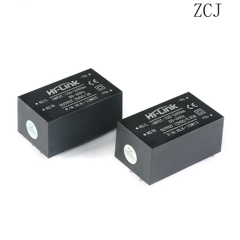 ของแท้ HLK-10M05/12 220V ถึง 5V/2A 12V/0.83 โมดูลไฟ AC-DC