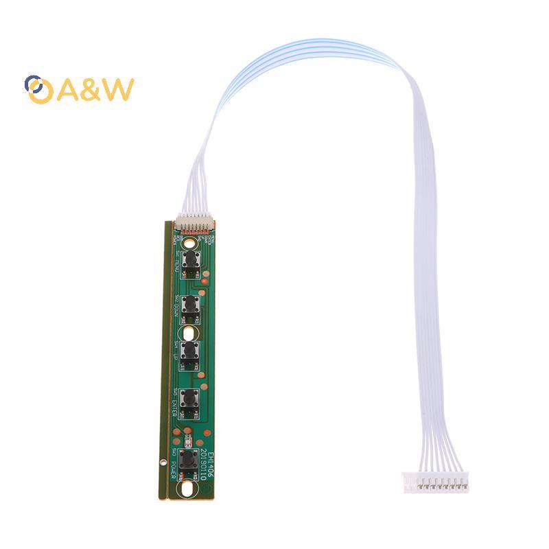 A & W 1 PC 5 ปุ่มแป้นพิมพ์แผ่น SMD Plug-in Driver Board OSD ควบคุมสําหรับ MR6 LCD Monitor