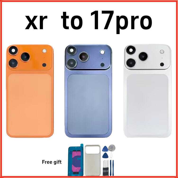 DIY XR แปลงเป็น 17Pro ที่อยู่อาศัยฝาหลังขนม XR ถึง 17 Pro Body กล้องขนาดใหญ่, XR ที่อยู่อาศัยแปลงเป็