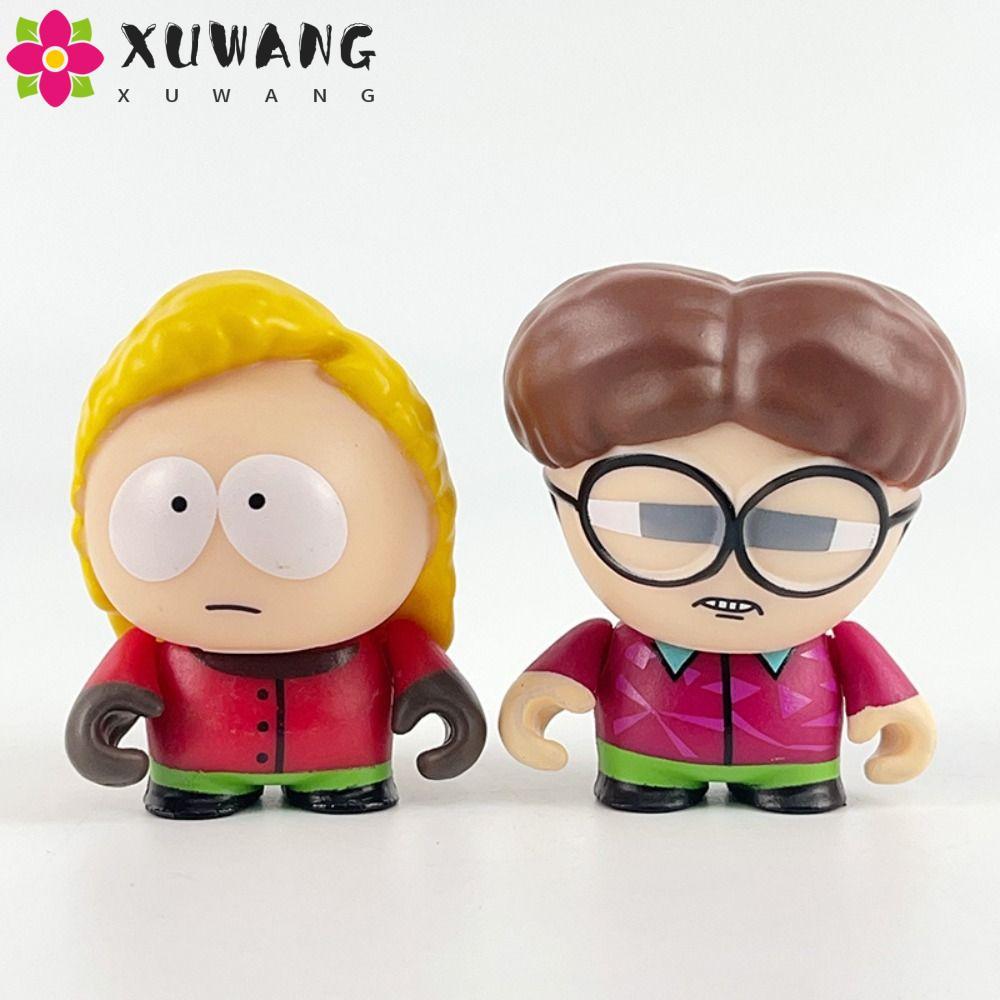 QUENTIN 6 ชิ้น/เซ็ต South Park รูปของเล่น,ออกแบบน่ารัก Kenny McCormick South Park อะนิเมะ, รูปที่สะส