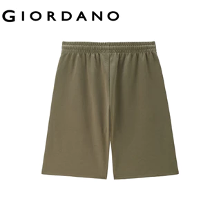 GIORDANO (Online Exclusive) กางเกงขาสั้นผู้ชาย Men's French Terry Shorts 13105808.2