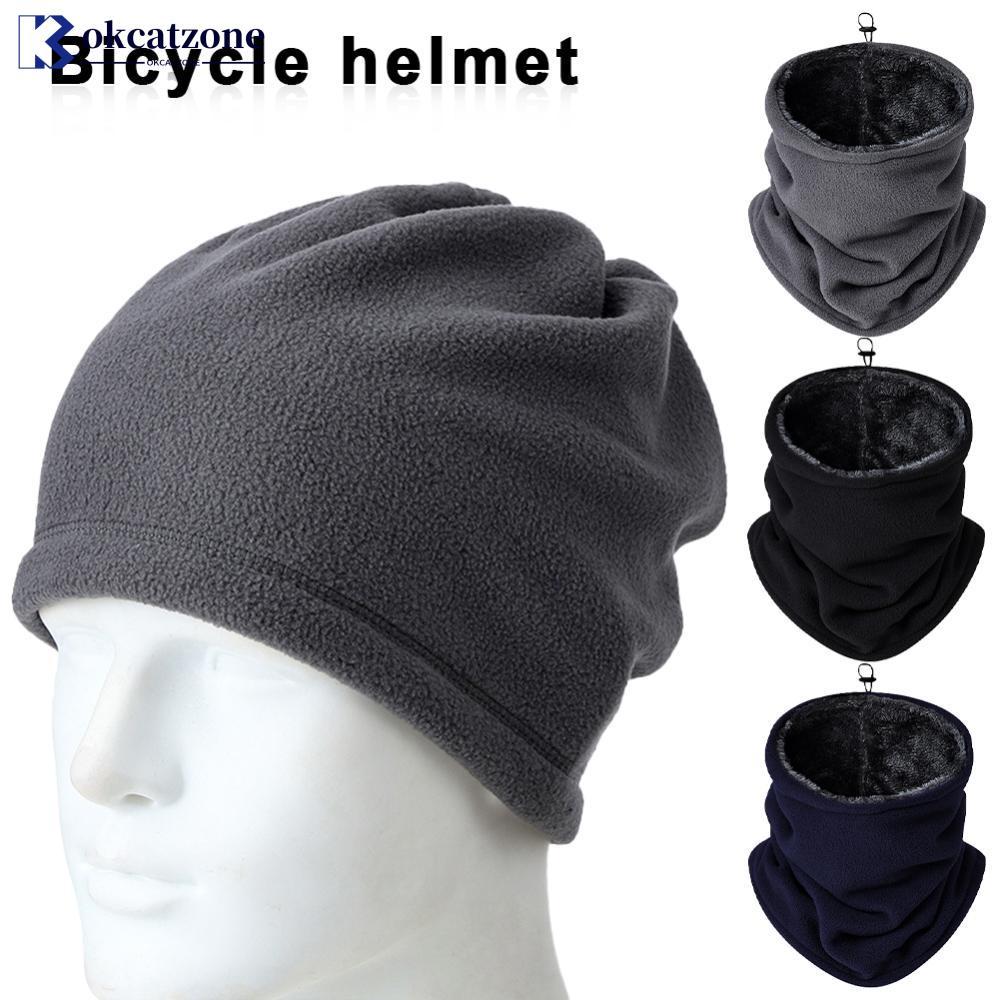 OKCATZONE Multi-function Polar ขนแกะขี่จักรยาน Balaclava Windproof คอป้องกันกีฬาหน้ากากสําหรับเล่นสก