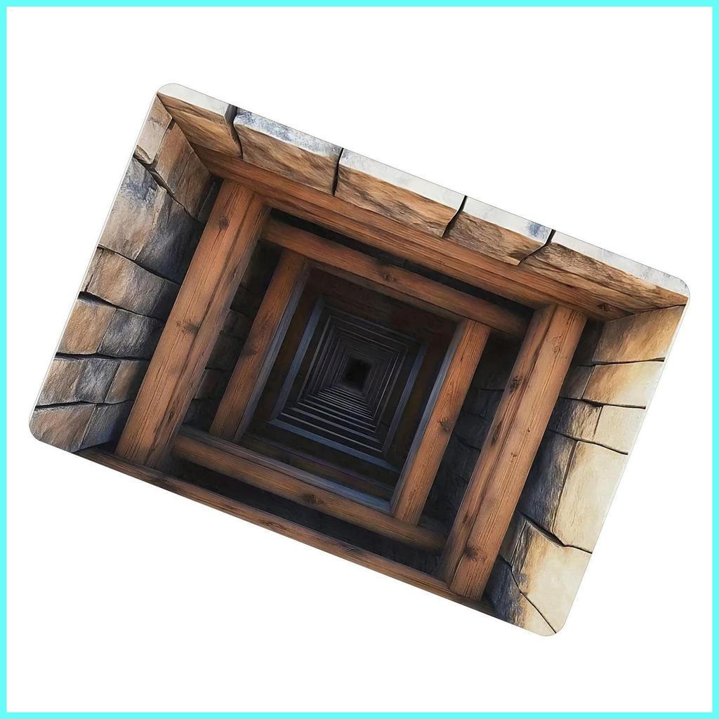 3D พรมภาพลวงตา 15.75x23.62 นิ้วความงามพรม 3D ภาพลวงตาพรมสําหรับ Entrance ห้องครัวห้องน้ํา shopidaeph