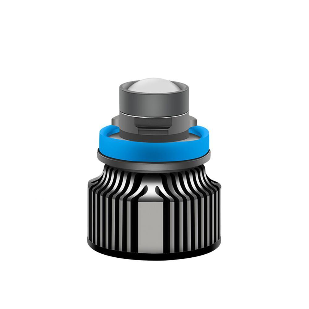 FEELFLY 1 PC 12V H7 H11 H8 H9 9006 HB4 ไฟหน้ารถเลนส์ LED หมอกหลอดไฟ LED หมอกโคมไฟสีขาวสีเหลืองน้ําแข