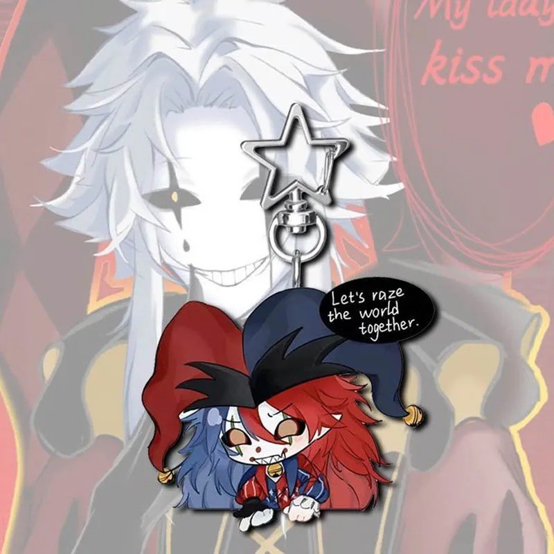 2026 The Freak Circus Pierrot อะคริลิคพวงกุญแจเกม Kawaii กระเป๋าเป้สะพายหลังกระเป๋านักเรียนตกแต่งจี้บุคลิกภาพอุปกรณ์เสริม - รูปที่ 4