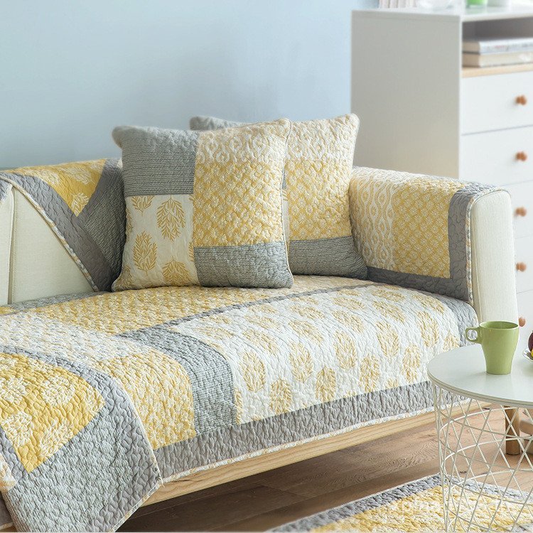 เบาะ Simple Four Seasons Universal Cover รวมทุกอย่างโซฟาเบาะ Universal Washable Cotton Nordic เกาหลี