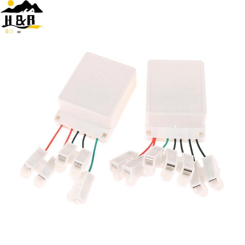 H&B Dec LED String 2/4 Way 8 โหมดไฟ Twinkle EK-04 Dimmer ยืดหยุ่น Strip ริบบิ้นแสง Replica ปรับลูกบิด Controller {th}