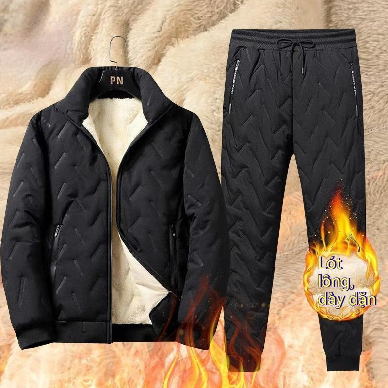 เสื้อแจ็คเก็ตคอปกซิปบุขนสำหรับฤดูหนาว สวมใส่ง่าย ขนาดไซส์ใหญ่