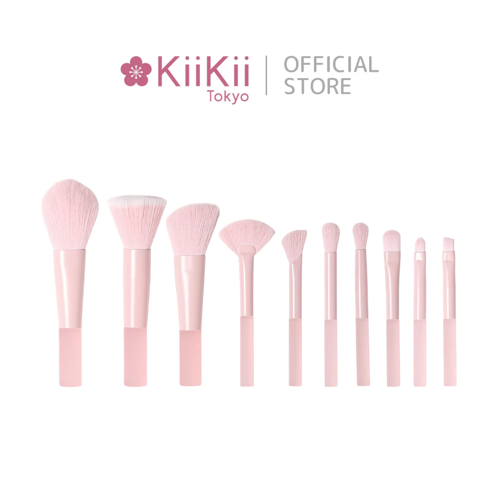 KiiKii แปรงปัดแก้ม แปรงแต่งตา ขนแปรงนุ่ม แปรงปัดแก้ม ขนแน่น ใช้งานได้หลากหลาย ไม่ระคายเคือง