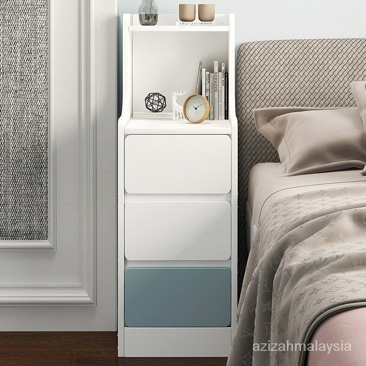 Compact Modern Nightstand Mini Locker Locker Shelves Perfect for bedroom storage solutions