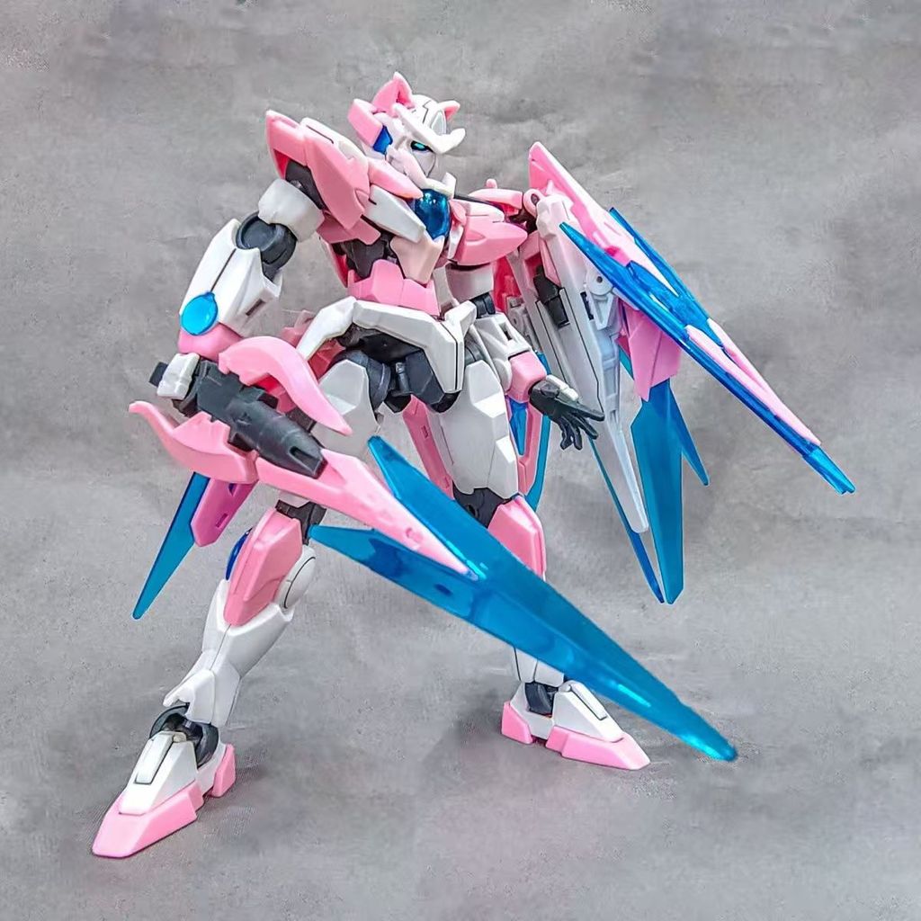 Jujiang JJ 5501 หูแมว 00Q สีชมพู HG 1/144 กันดั้มประกอบรุ่น Mecha เข็มขัด Cherry Blossom สติ๊กเกอร์น