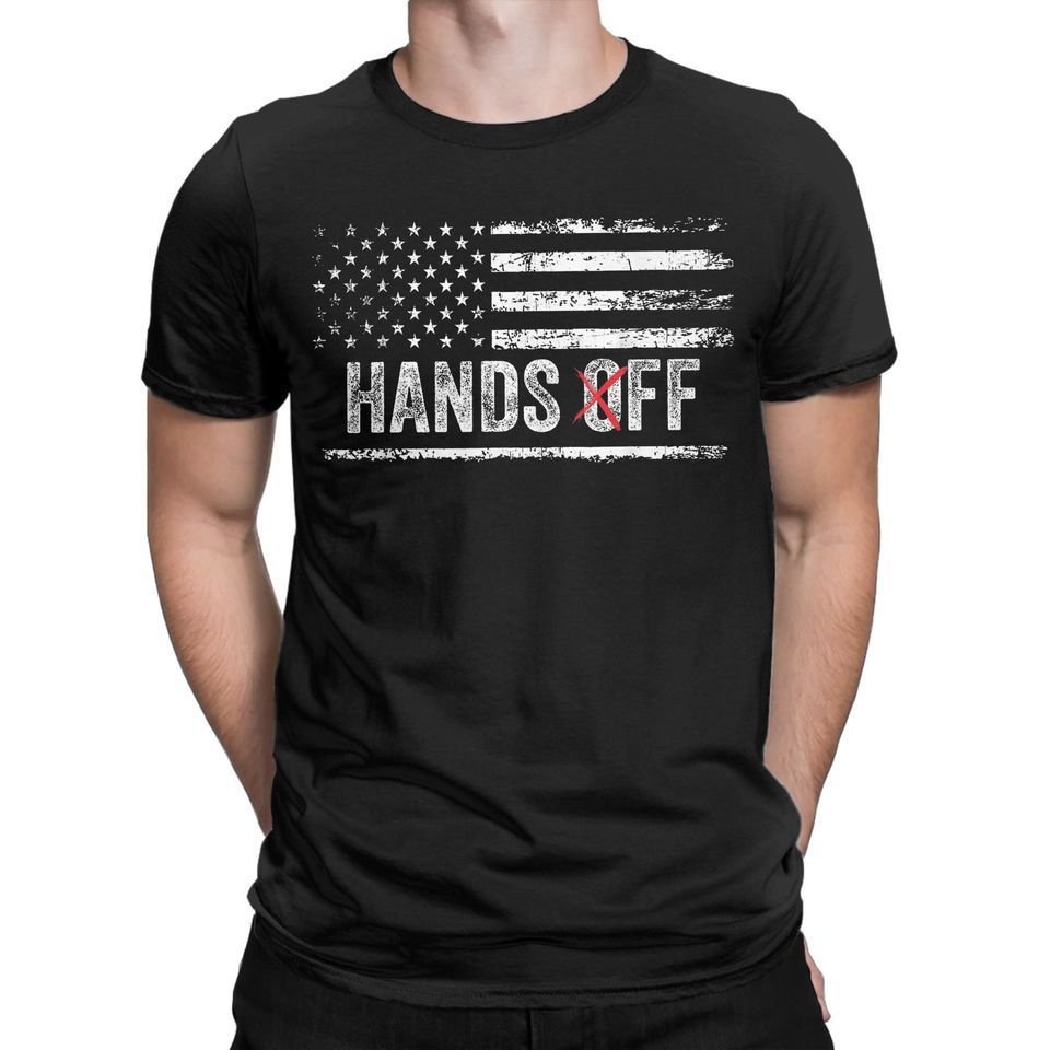 2026时尚 2026Hands Off My Social Security Protest Vintage T เสื้อผู้ชายCOD 058Y