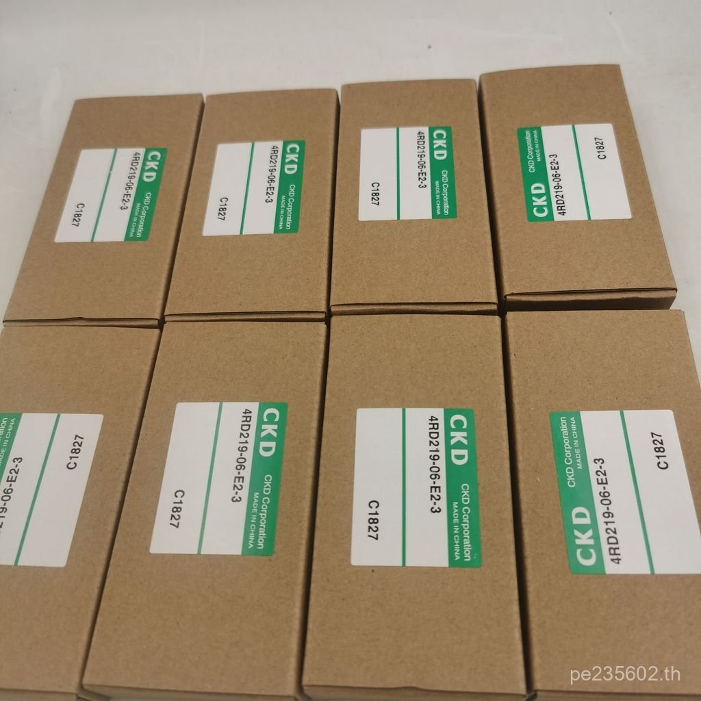 4RD219-06-E2-3 Japan Real Shot Solenoid Valve ยี่ห้อใหม่ของแท้สีขาวฟรี CKD ปลอม UXJB