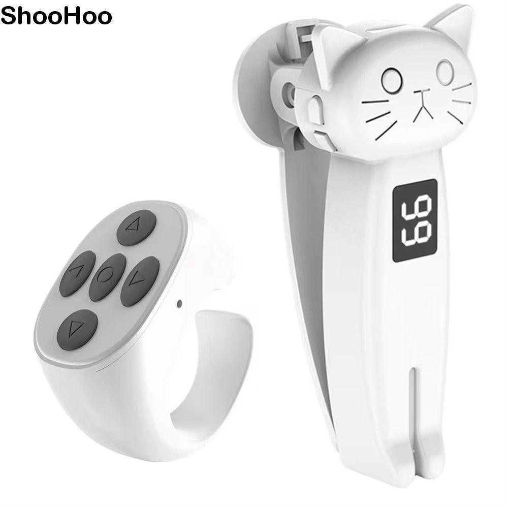 SHOOHOO Electric Auto Page Turner, ABS Bluetooth-Compatible Finger Clicking อุปกรณ์, 2024 Quick Clic