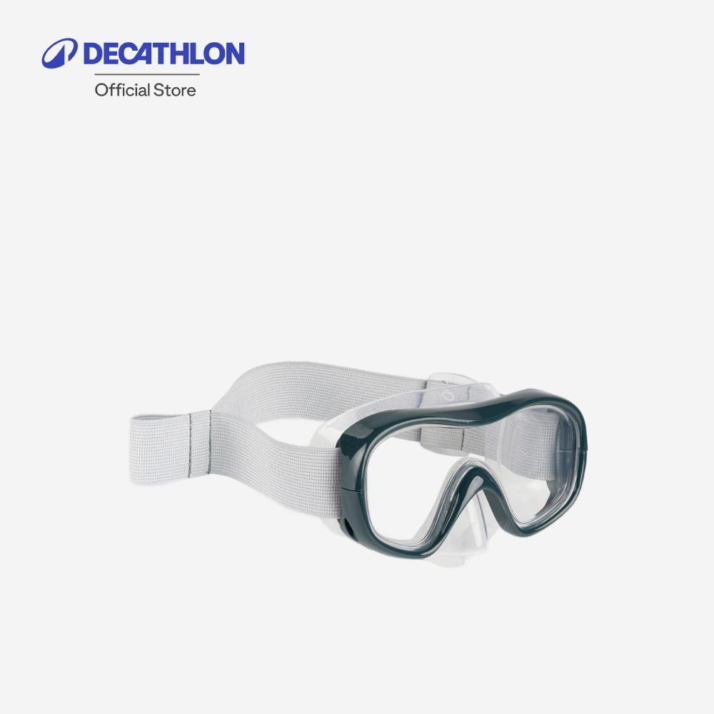 Decathlon Kids Diving Mask 100 Pearl Grey หน้ากากดำน้ำตื้นสำหรับเด็กชนิดเลนส์โพล