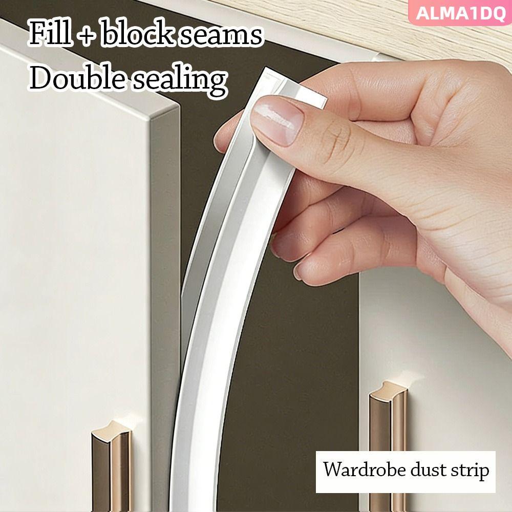 ALMA1DQ แถบกันฝุ่นประตูตู้, แถบซีลแบบมีกาวในตัว 2.8M, แถบกันฝุ่น TPE กันความชื้น