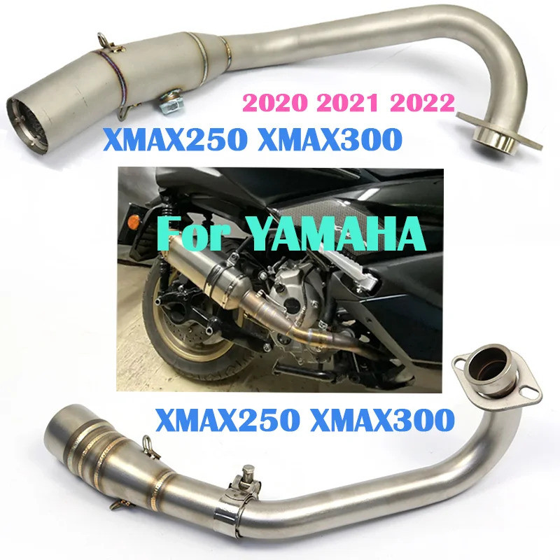 Xmax Xmax300 รถจักรยานยนต์ไอเสียระบบปรับเปลี่ยนสําหรับ Yamaha Xmax250 Xmax300 Xmax 250 300 2025-2025