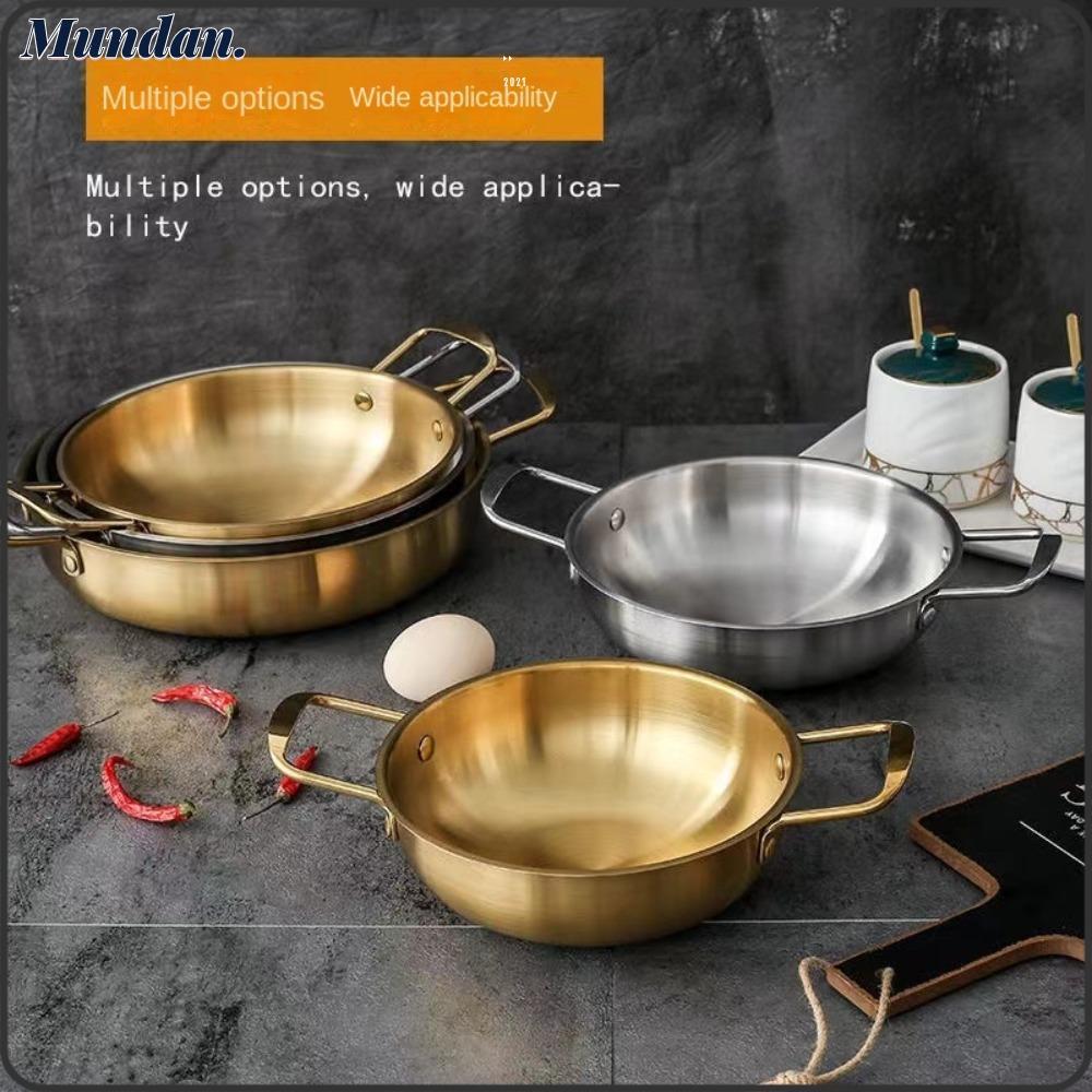 MUNDAN Home Cooking for Kitchen Cookware Saucepan Paella Pan
