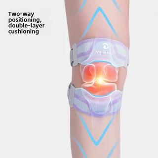 Double-loop patella knee brace for badminton, basketball, men's and women's sports, mountaineering, jump rope, knee joint stabilizer
