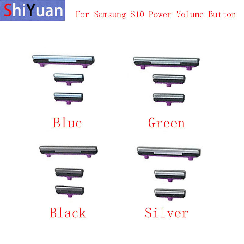 SAMSUNG เปิดปิดปุ่มปรับระดับเสียงสวิทช์ควบคุมสําหรับSamsung S10 S10Plus S9 S9Plus S8 S8Plusปริมาณไฟปุ่มด้านข้าง