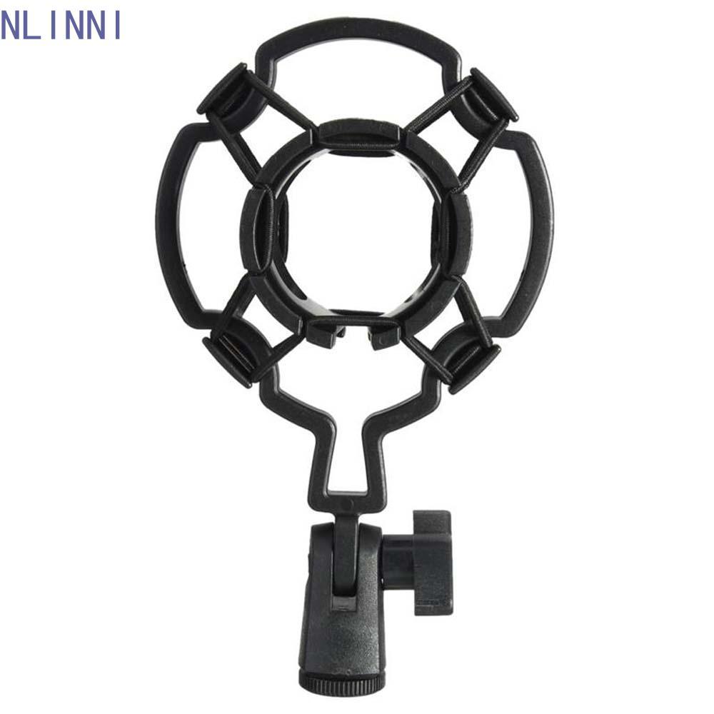 NLINNI Mic Shock Mount พลาสติก Universal ไมโครโฟน Mount Holder Mic Mounting Clamp คอนเดนเซอร์ขาตั้งไ