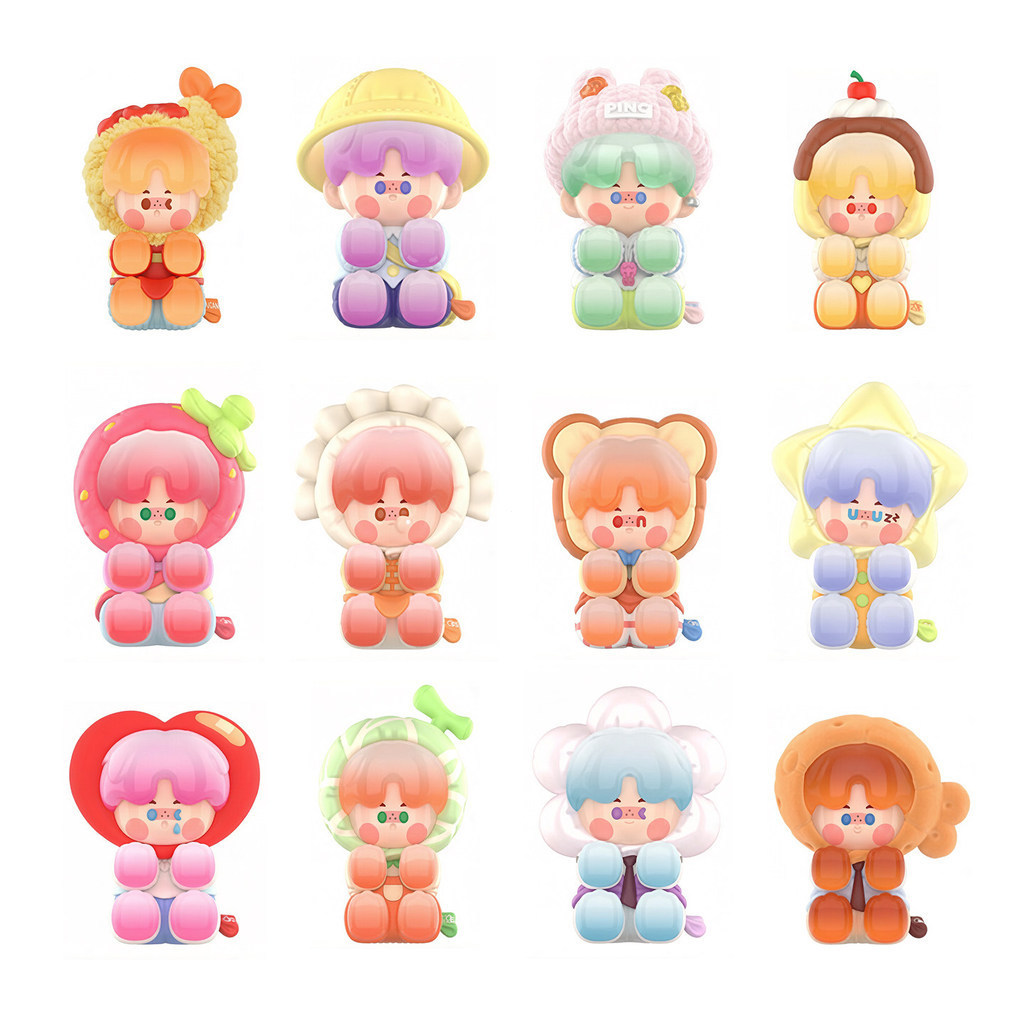 [ลับ] POPMART PINO JELLY Like Me Sweet Series เครื่องประดับอินเทรนด์เล่นรูปปริศนากล่องของขวัญ