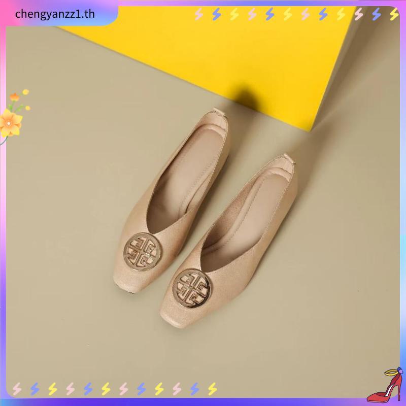 LA BELLA  รองเท้าคัชชูส้นสูงหนังแกะ รุ่น LB AMORE QUEEN MID HEELS