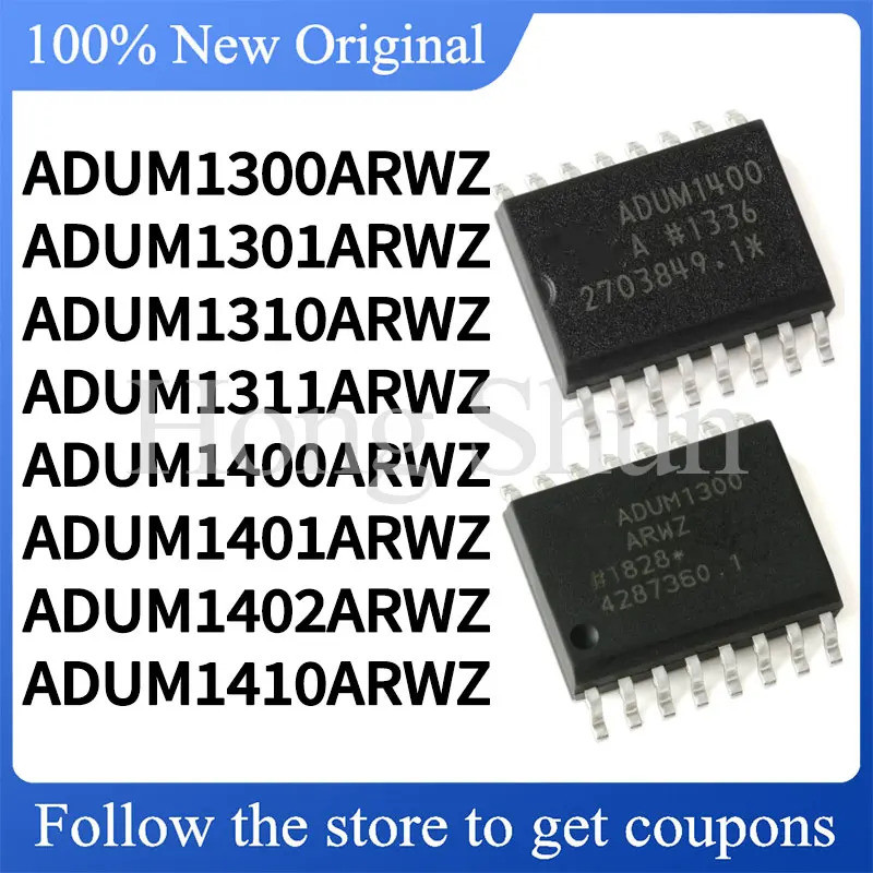 5PCS ADUM1311ARWZ ADUM1310ARWZ ADUM1300ARWZ ADUM1400ARWZ ADUM1401ARWZ ADUM1402AR410WZ ชิป SOP ic