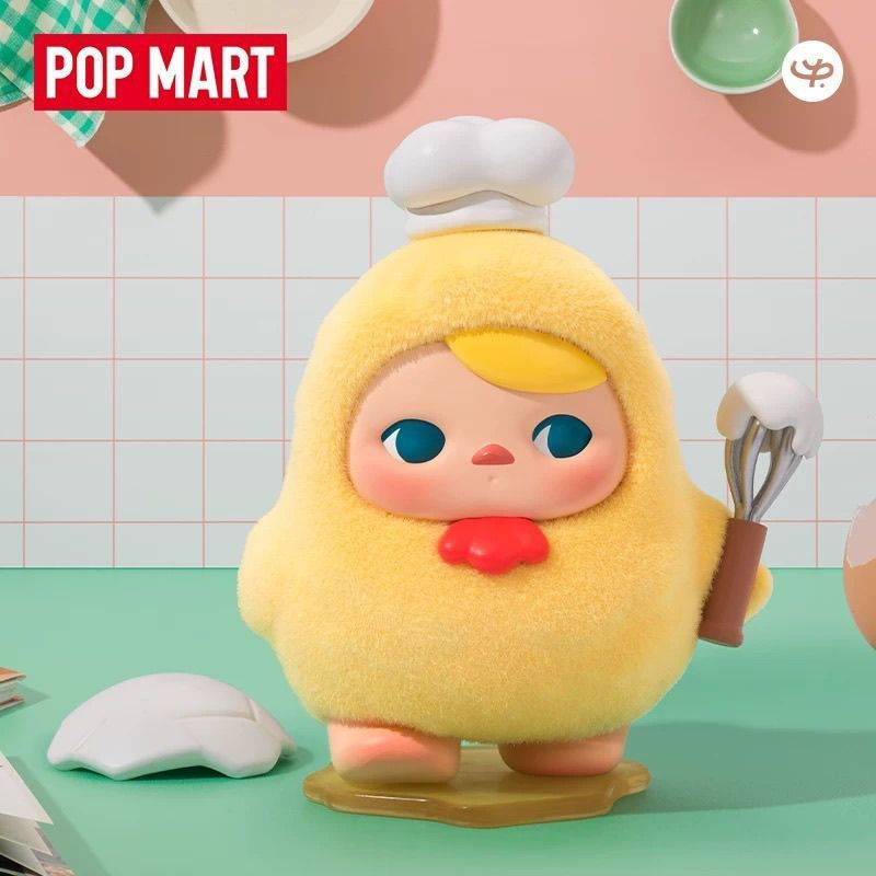 P POPMART PUCKY PUCKY Egg Bean Series รูป Mystery Box อินเทรนด์ของเล่นตกแต่งของขวัญ