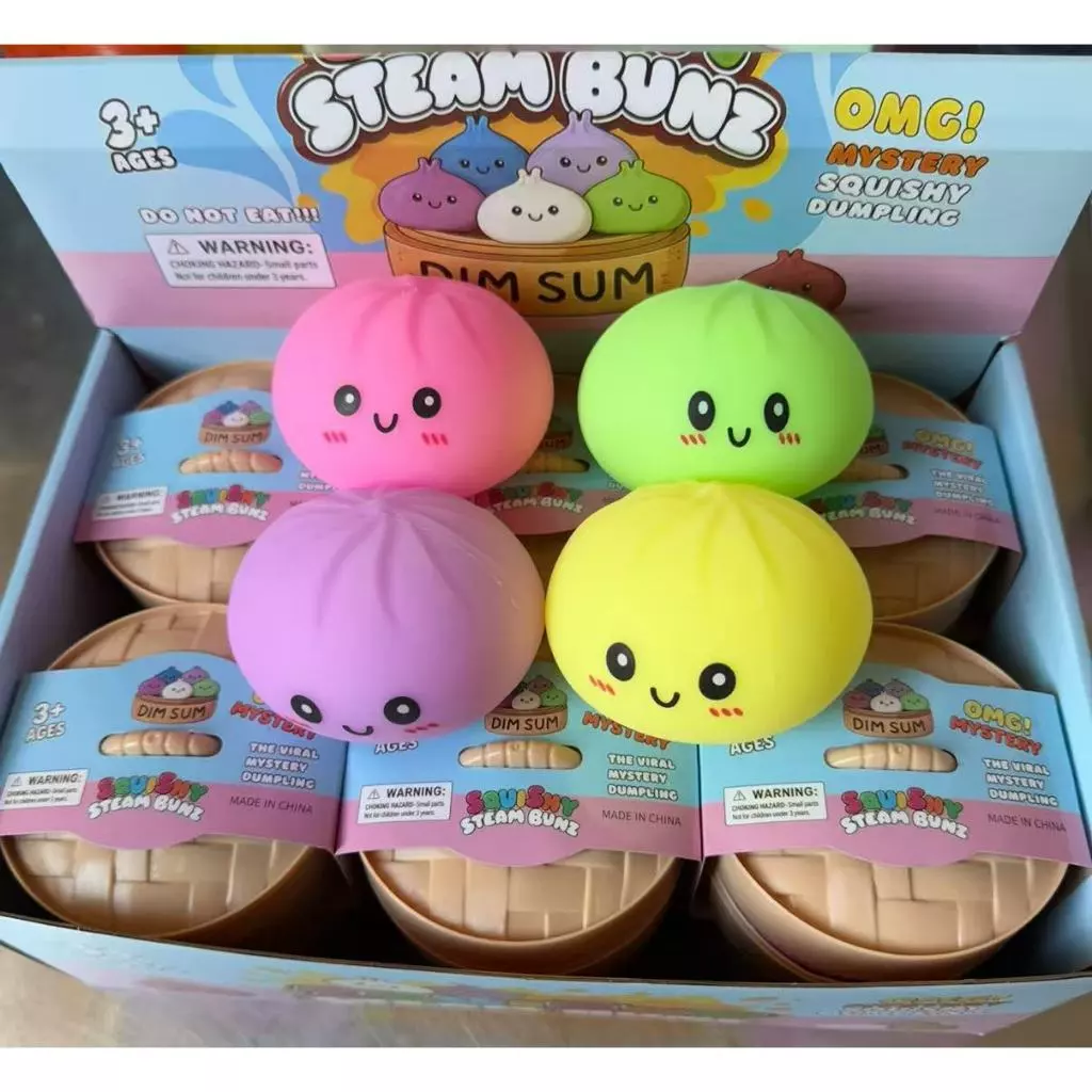 ของเล่นบีบซาลาเปา Squishies บรรเทาความเครียด 12 ชิ้น/กล่อง thumbnail 10