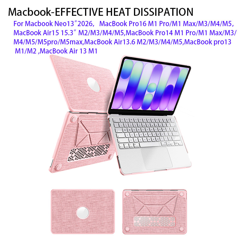 เหมาะสําหรับ MacBookNeo13 เคสป้องกัน Air15 Air13 Pro16 Pro14 M2 M3 M4 M5 Max ผ้าแล็ปท็อปป้องกันกรณี Shell