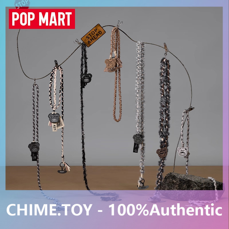 POPMART HIRONO Road Log Series Long Lanyard Mystery Box ของขวัญเล่นอินเทรนด์