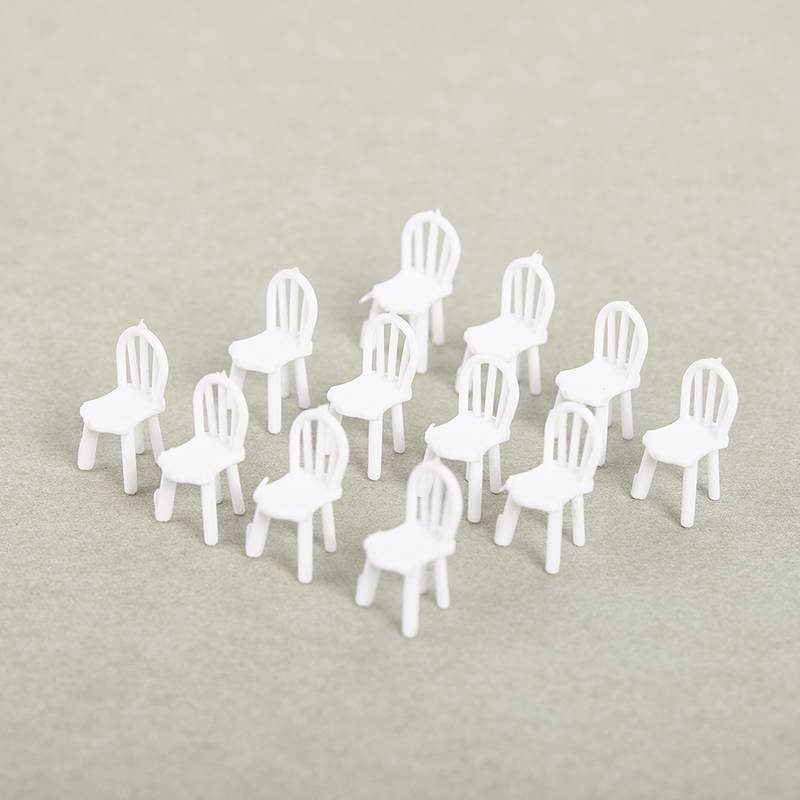 BSBL 8/10 ชิ้น 1:75 Scale Dinning Miniature เก้าอี้มินิตุ๊กตาเฟอร์นิเจอร์ตกแต่ง BL