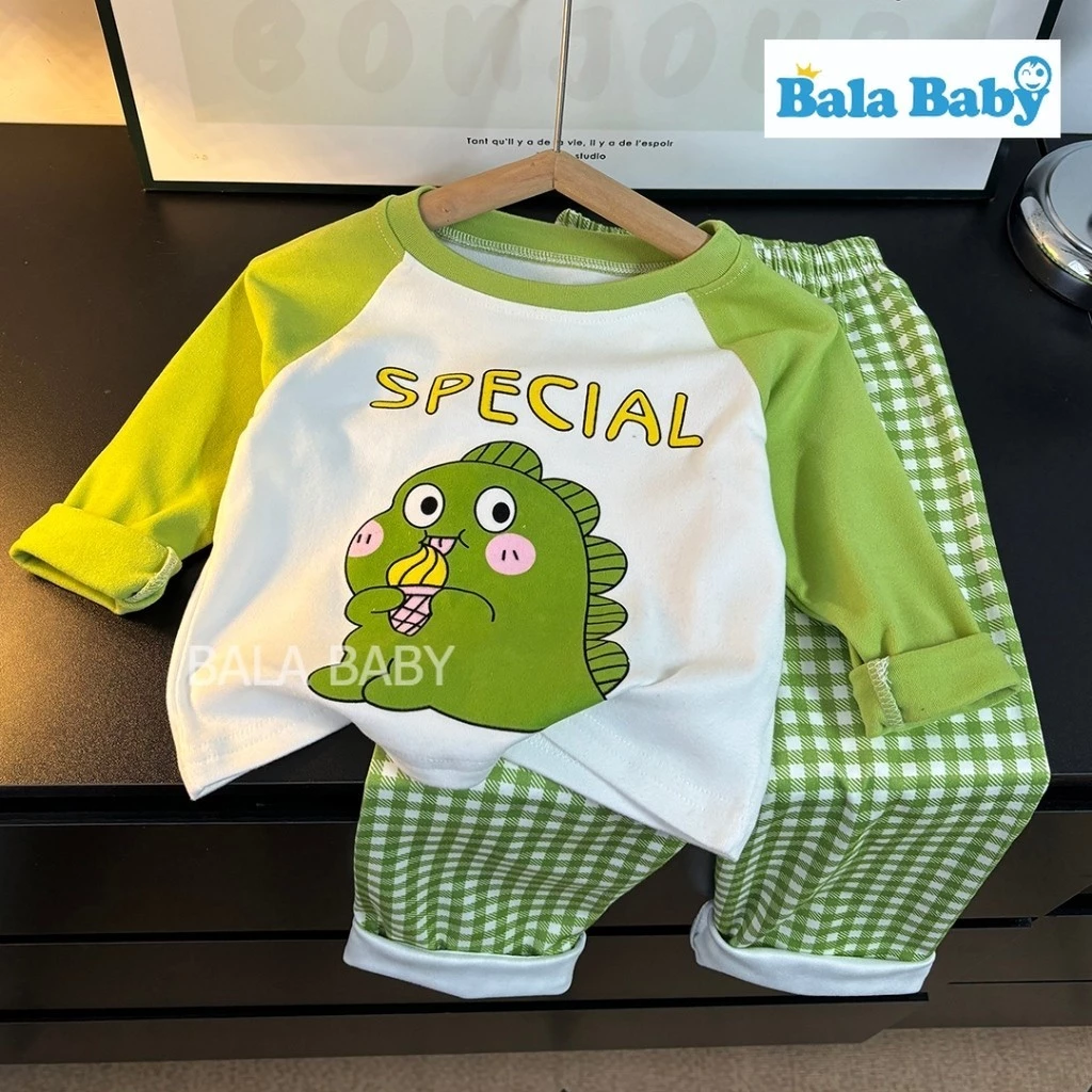 ชุดลำลองเด็ก เสื้อแขนยาว+กางเกงขายาว ชุดแฟชั่นเด็ก Size80-120cm CXT10 thumbnail 3