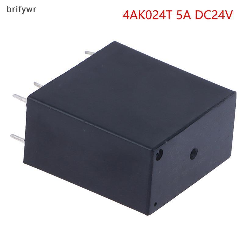 Bri 1PC 24V รีเลย์ F4AK024T 24VDC 5A 6Pins ywr