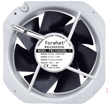 สําหรับ forwhat FW22580HBL-T 220V/240v 0.40A ฝาครอบพัดลม AC แบบไม่มีแปรงสุดขีด