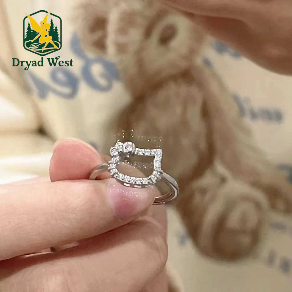 Dryad แหวนเฮลโลคิตตี้ราคาพิเศษ แฟชั่นน่ารัก ของขวัญให้แฟน
