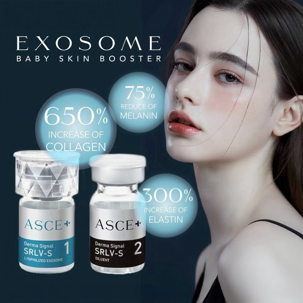 [อย.ไทย] ASCE+ Exosome SRLV ฟื้นฟูผิวเร่งด่วน ผิวใส ลดสิว ลดรอย กระตุ้นคอลลาเจน