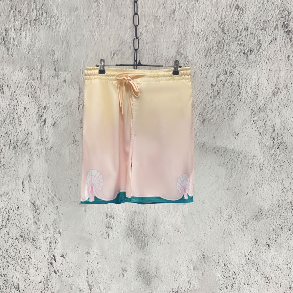 S8K1 CASABLANC* Versatile Five-Point Pants Sicilian Style Hawaiian Casual Shorts