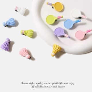 รองเท้าสำหรับเล่นกีฬาแบดมินตัน แบรนด์ Jibitz Croc แบบสายรัดห…