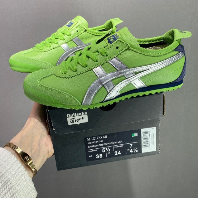 Onitsuka Tiger Mexico 66 รองเท้าวิ่งผู้ชายและผู้หญิง Onitsuka Mexico 66 รองเท้ากีฬา 1183A201-305 XG1